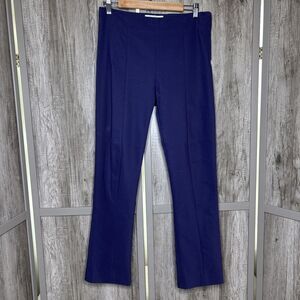MM Lafleur Pants Straight Leg Office Career Purple Color Size 10